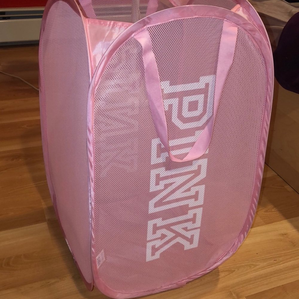 PINK Laundry Hamper
